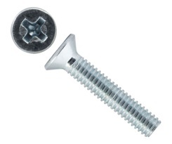 Винт DIN 965 потайной под крест PH/PZ Винт DIN 965 потайной под крест PH/PZ